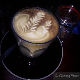 Latte at Krimper Cafe
