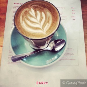 Latte at Barry