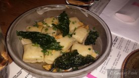 Ricotta dumplings, Cauliflower, Anise, Gai Lan